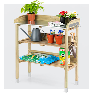 Potting Table With Storage