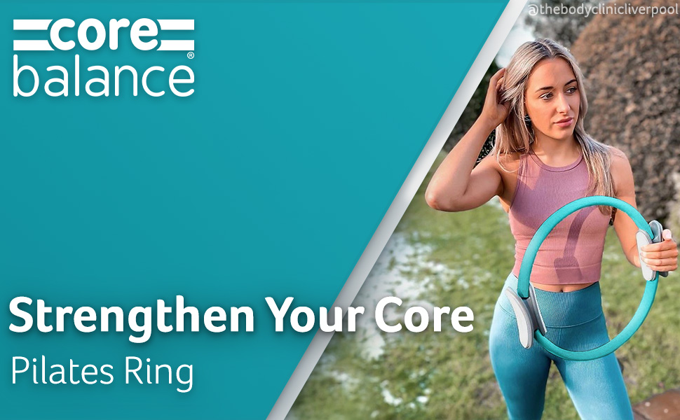 Lady holding a Core Balance Pilates Ring
