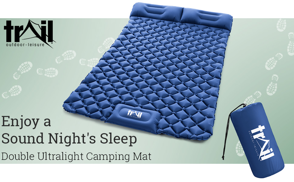 Trail Double Ultralight Sleeping Mat With Pillows