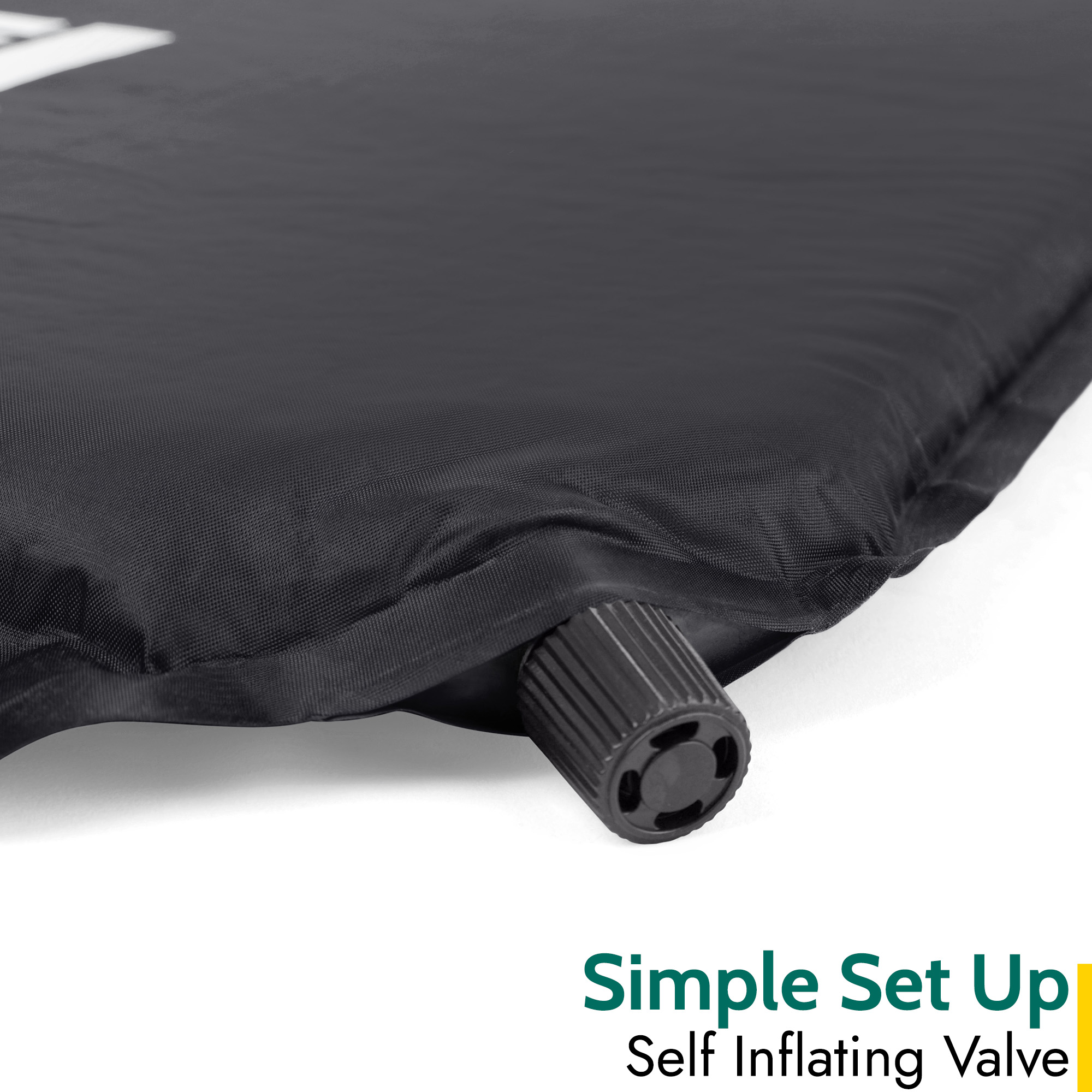 Single Camping Mat Self Inflating Inflatable Camp Roll Mattress With Bag Trail - Produktbild 2