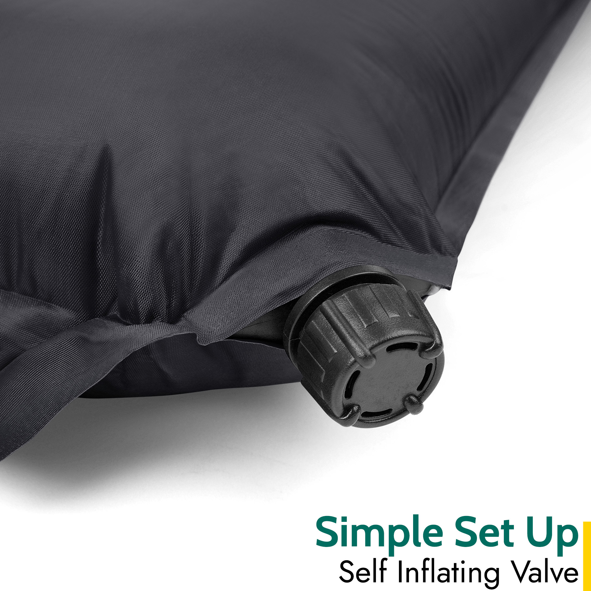 Single Camping Mat Self Inflating Inflatable Roll Mattress Extra Thick 5cm Trail - Picture 10 of 28