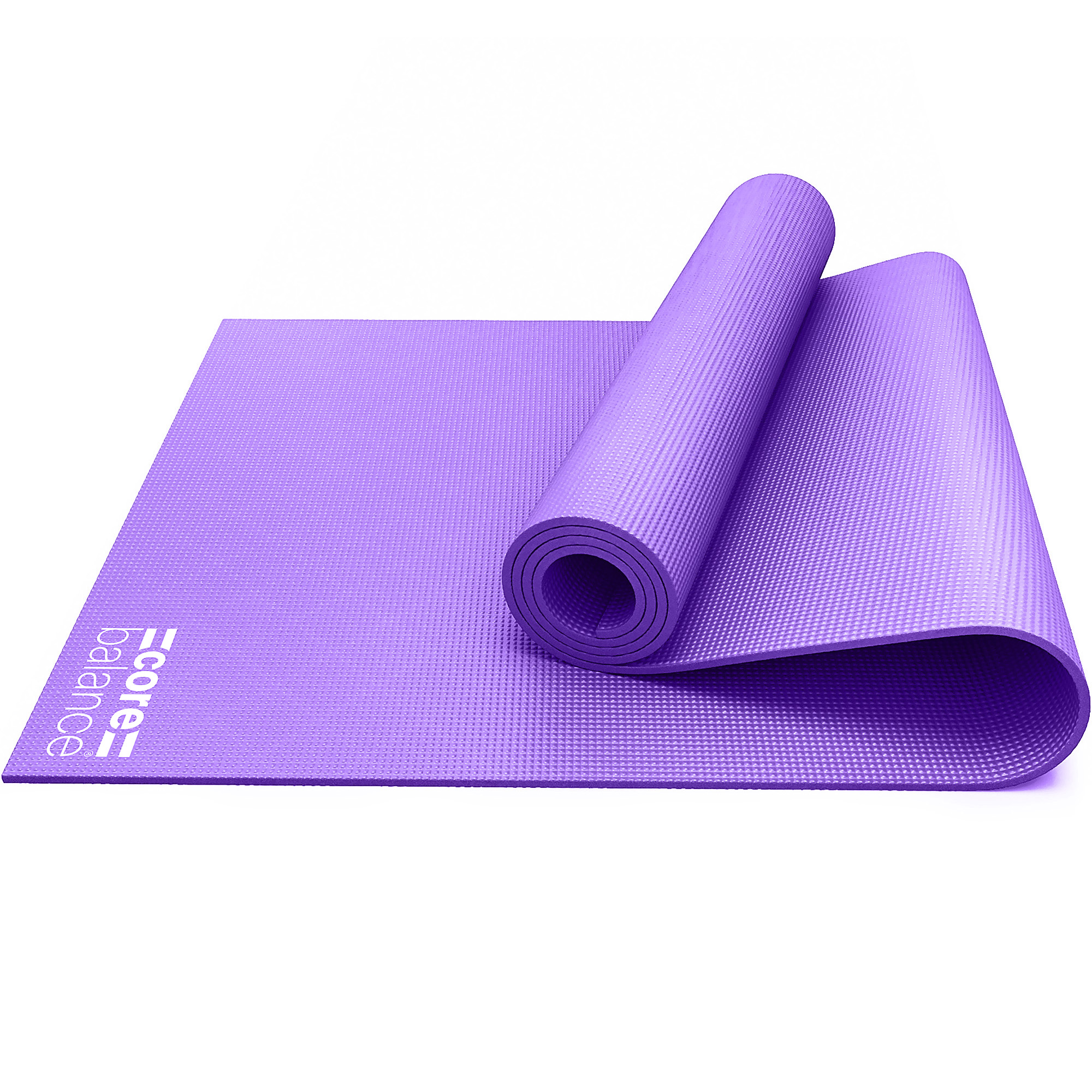 Yoga Exercise Mat Foam 6mm Non Slip Pilates Gym Fitness Roll Up Carry Strap