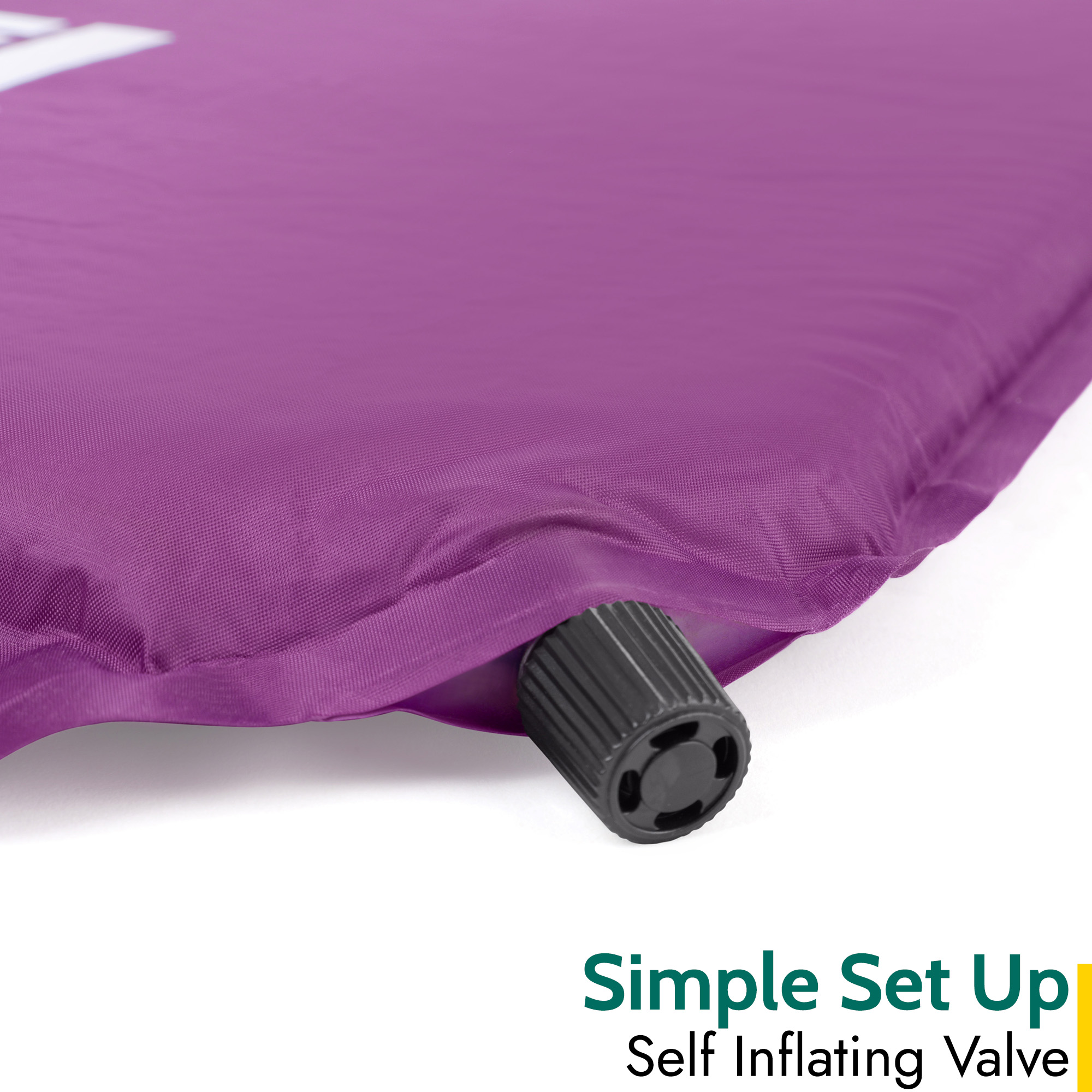 Double Camping Mat Self Inflating Inflatable Camp Roll Mattress With Bag Trail - Picture 24 of 28