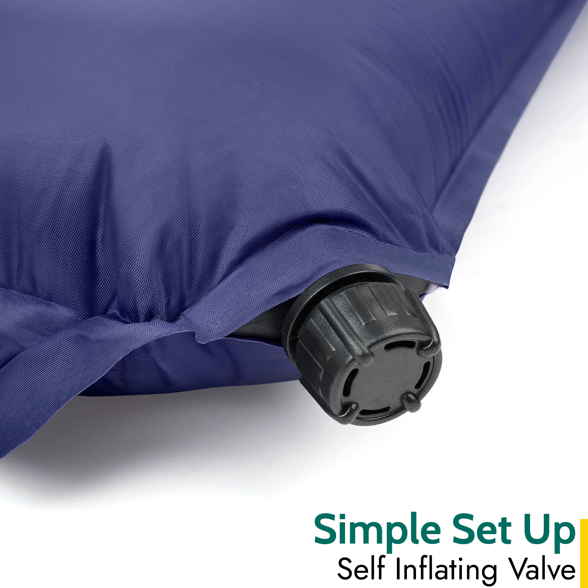 Single Camping Mat Self Inflating Inflatable Roll Mattress Extra Thick 5cm Trail - Picture 17 of 28