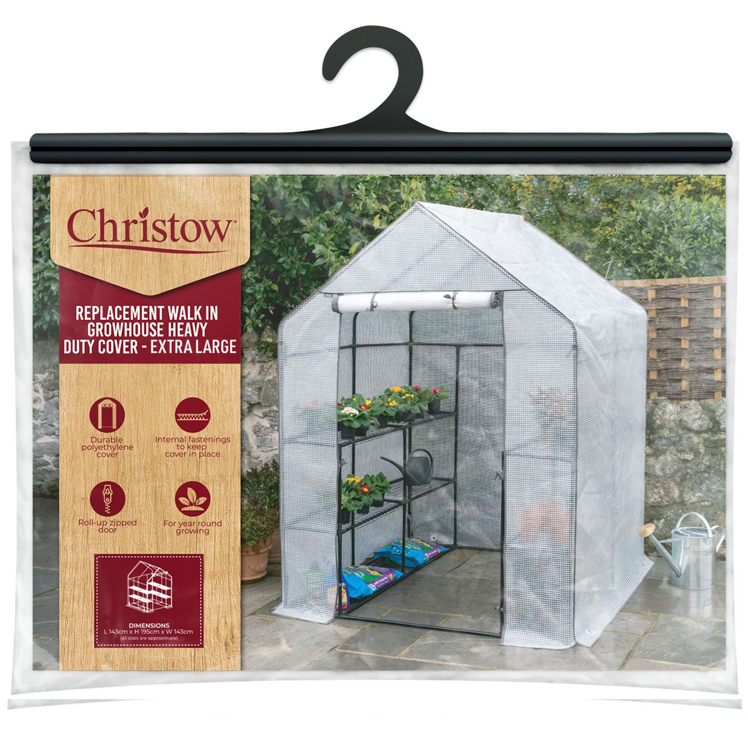Walk In Greenhouse Cover X Large
