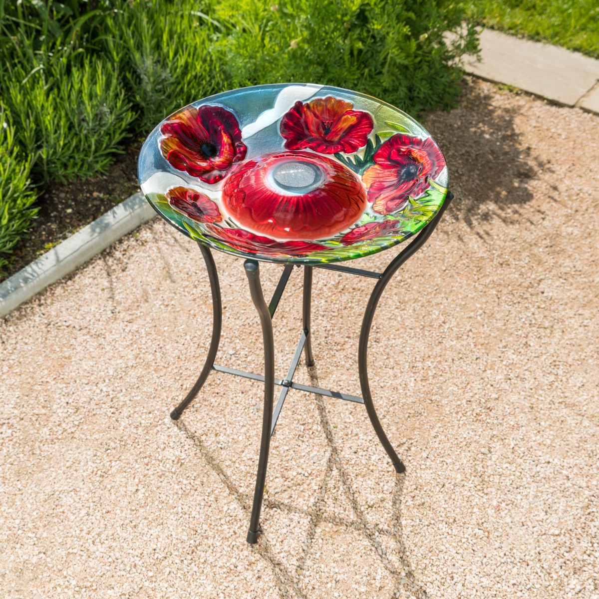 Christow Glass Bird Bath with Stand (560788) for sale online eBay