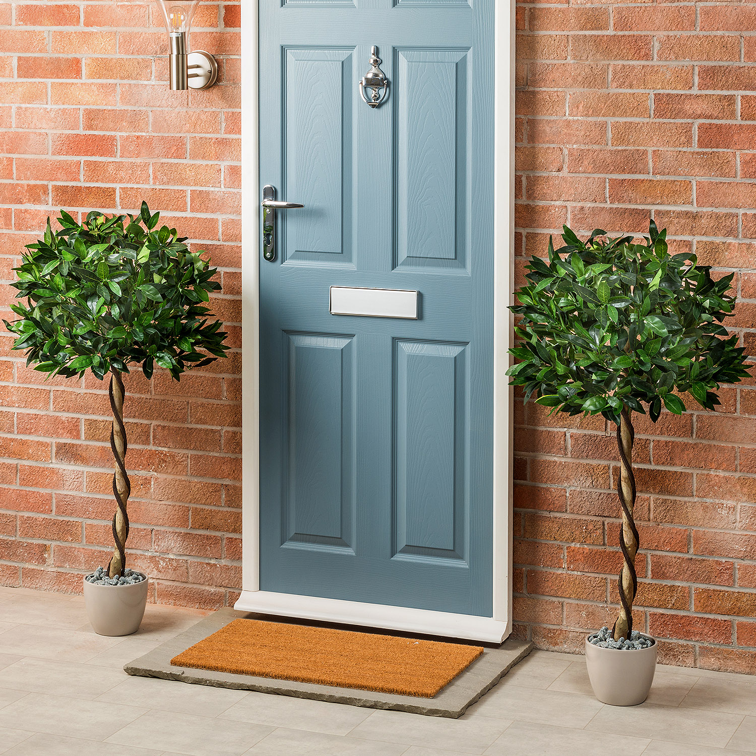 Artificial Bay Tree Large Potted Indoor Outdoor Topiary Decoration 3ft 4ft - Picture 8 of 20