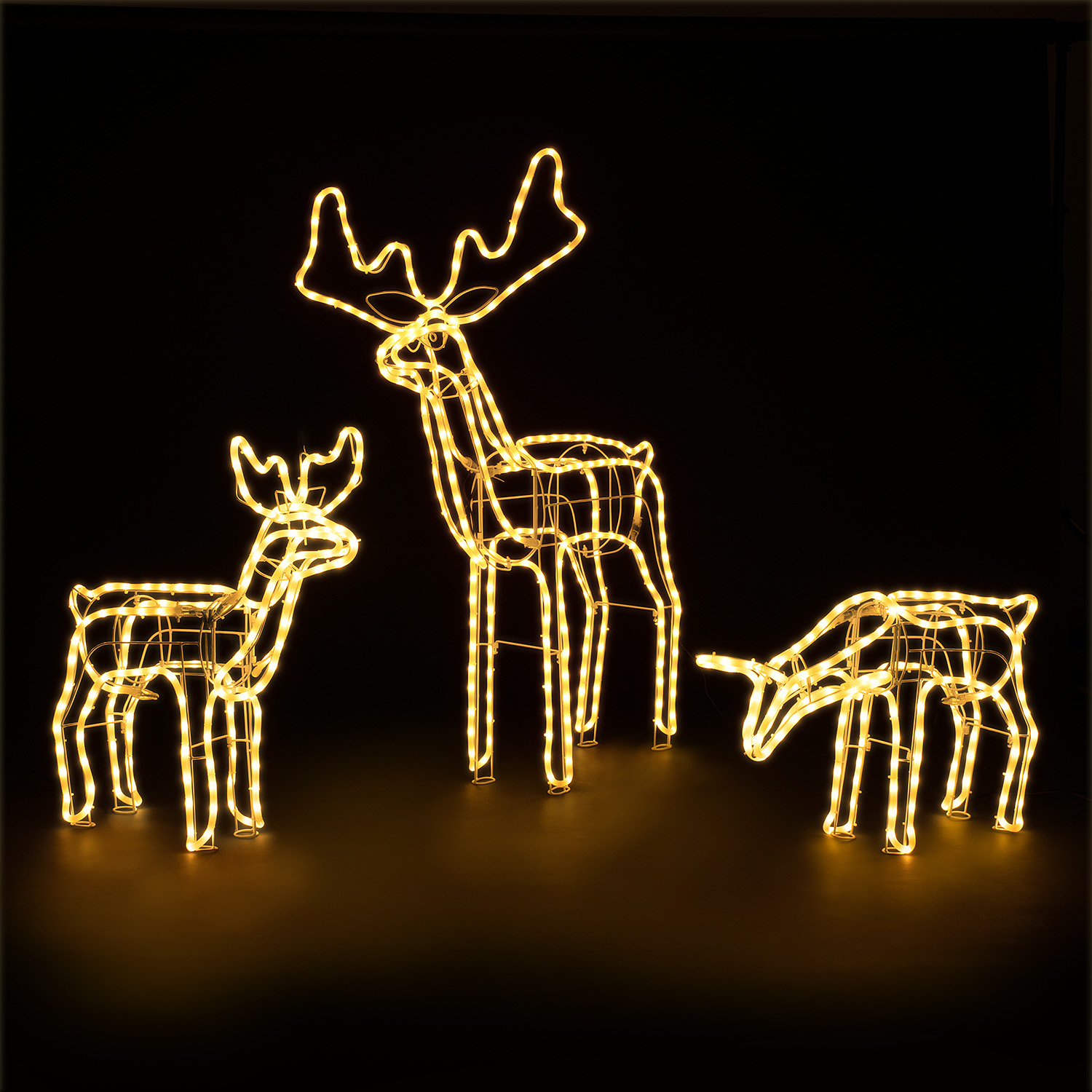 Warm white christmas deer