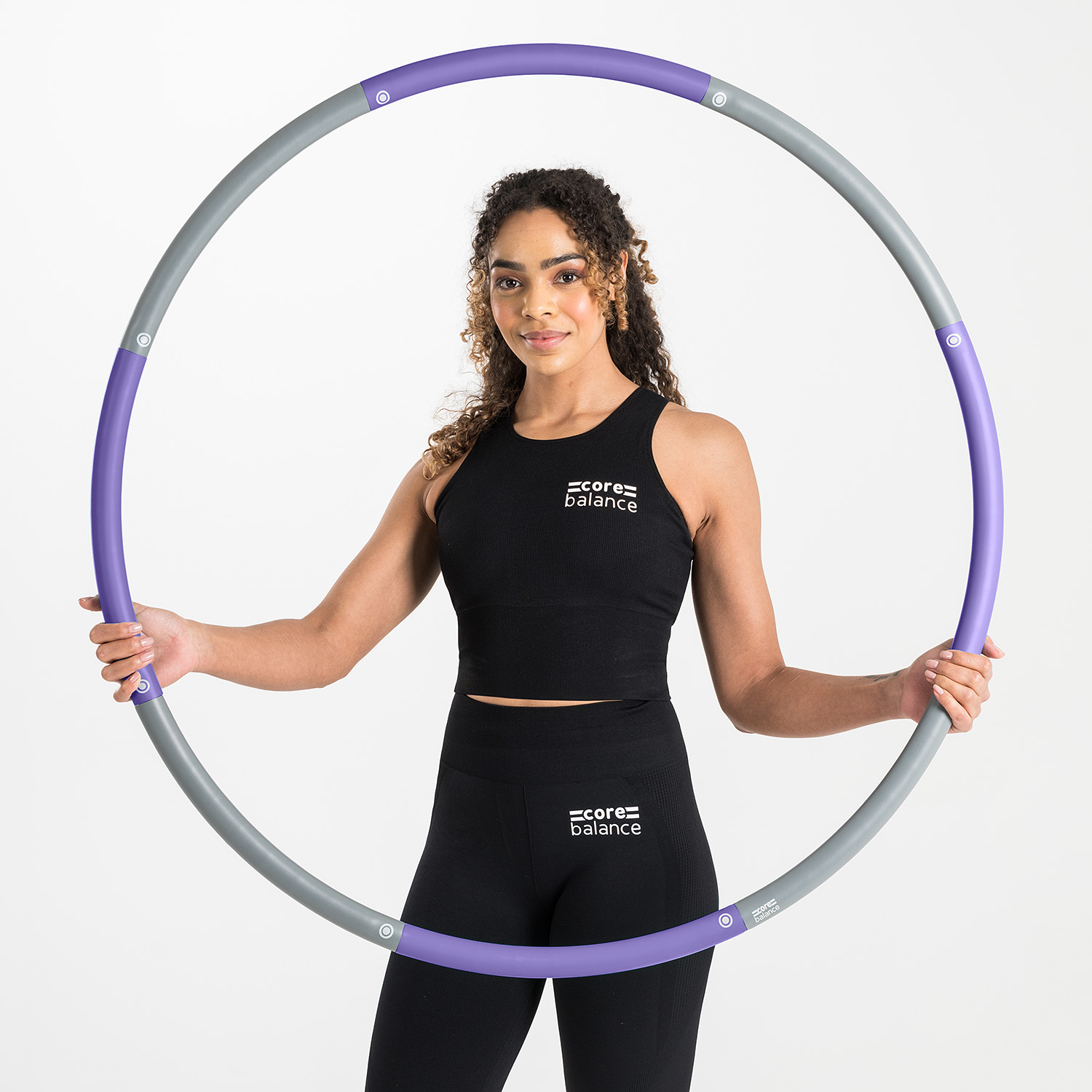Professional Adjustable Soft Hula Hoop for Adults-2.2 lb Gray Pink Loss Weight by Fun Way for Woman 8 Section Detachable Design Fast Fat Burning Workout Weighted Exercise Fitness Hoop Man 