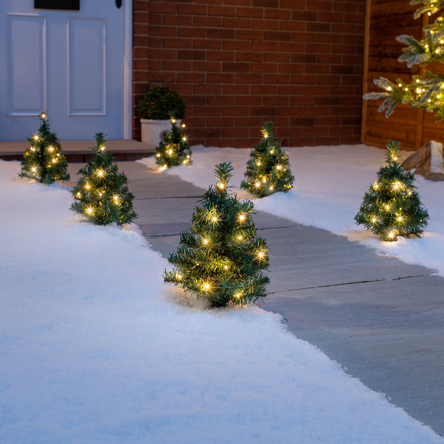 Lighted Christmas Reindeer and Sleigh Outdoor Xmas Yard Decor Set LED  Lights | eBay