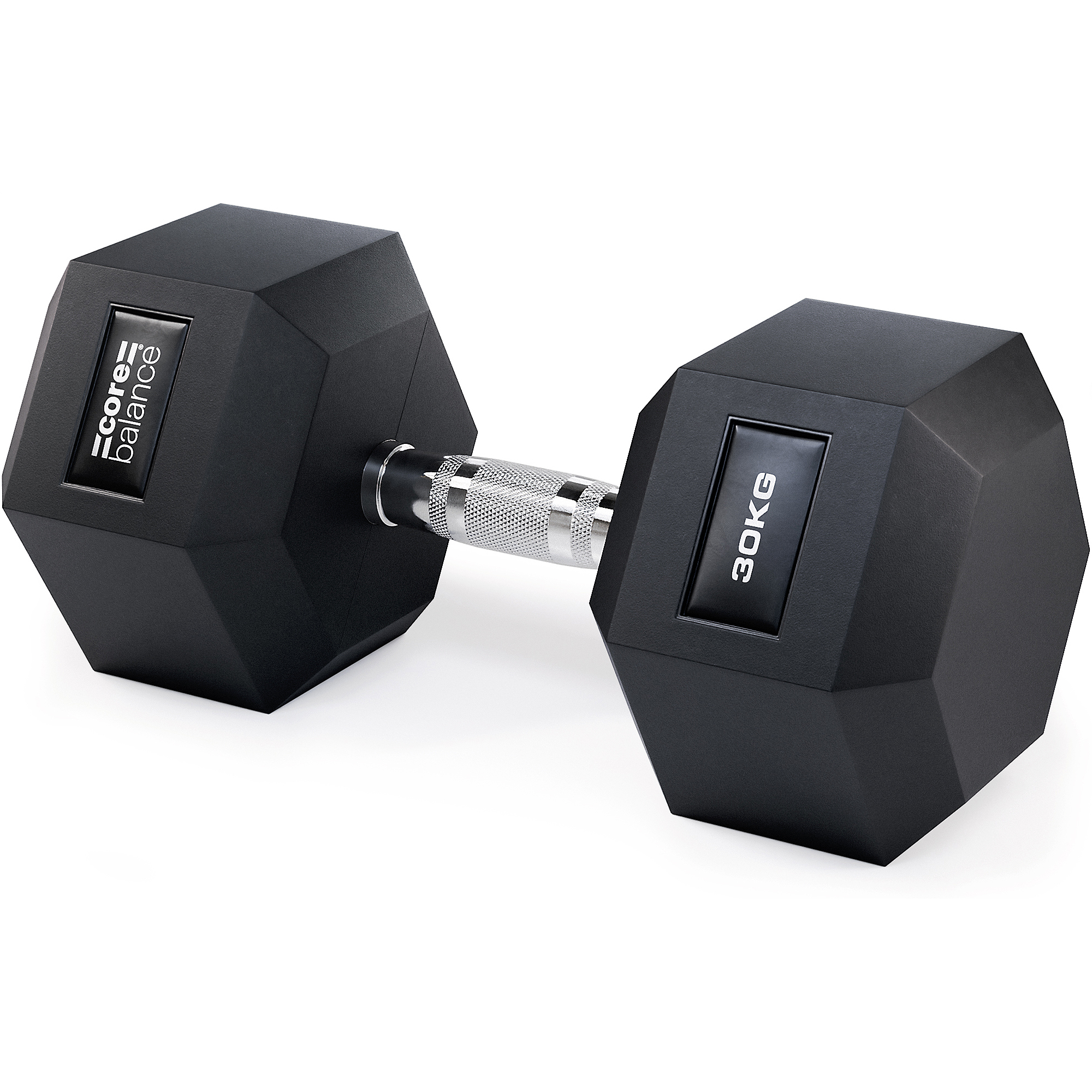 Hex Dumbbells PVC Encased Cast Iron Weights 2.5kg to 30kg Home Gym Core Balance