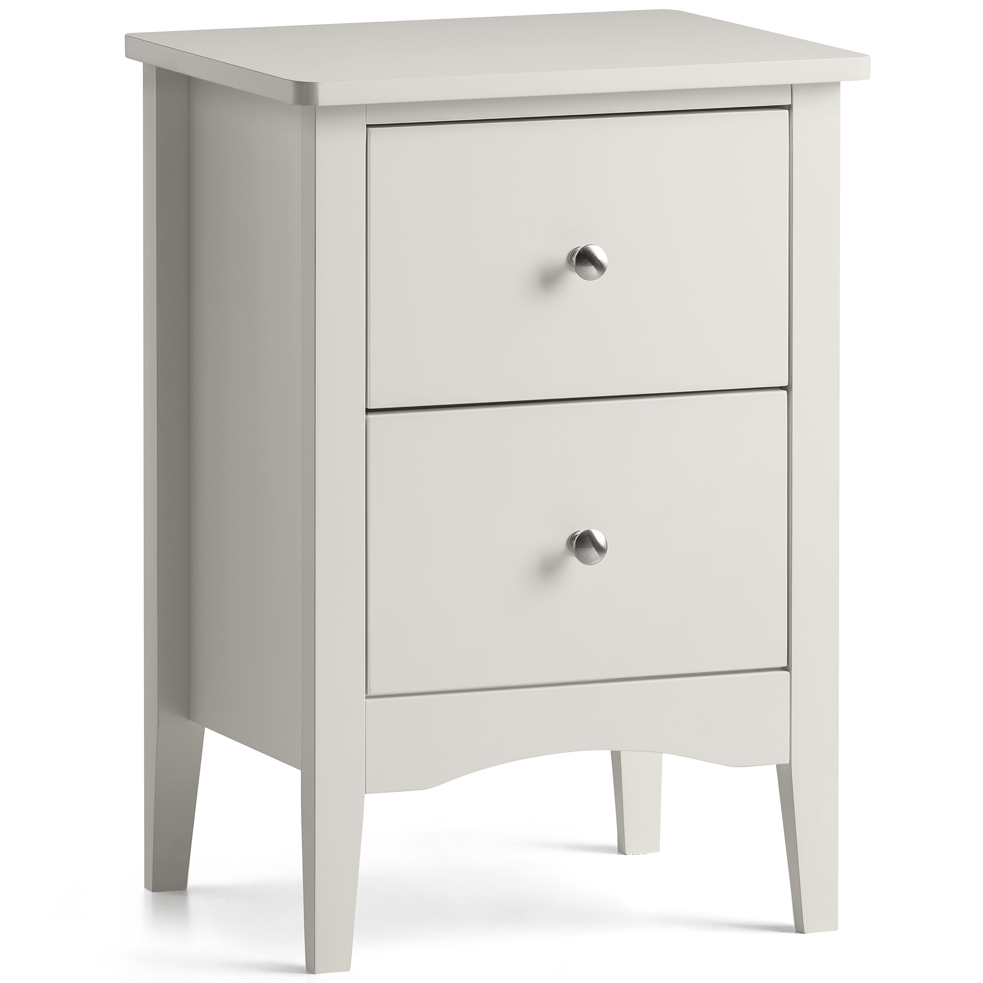Bedside Table 2 Drawer Slim Bedroom Nightstand Storage Cabinet Unit - Picture 22 of 55
