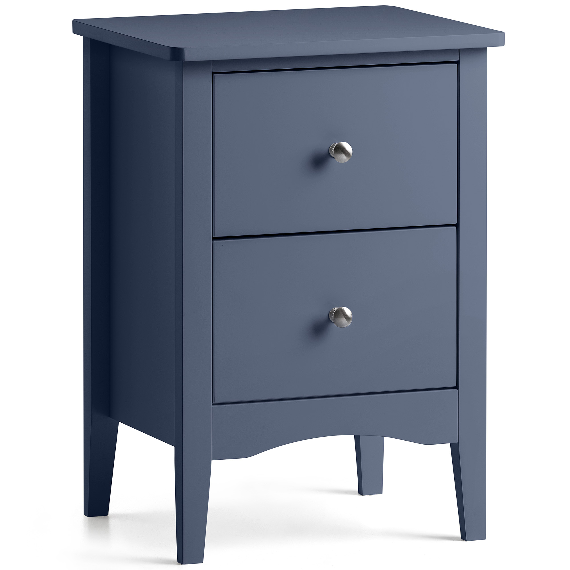 Bedside Table 2 Drawer Slim Bedroom Nightstand Storage Cabinet Unit - Picture 29 of 55