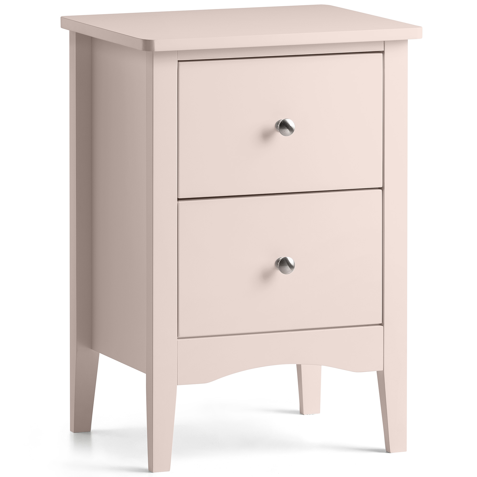 Bedside Table 2 Drawer Slim Bedroom Nightstand Storage Cabinet Unit - Picture 36 of 55