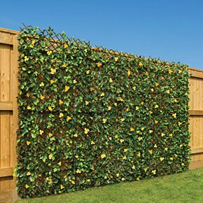 Christow Artificial Trellis with Yellow Flowers