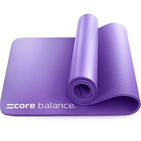 Core Balance purple 10mm thick Pilates mat.