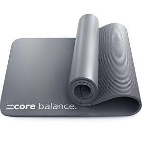 Core Balance grey 10mm thick Pilates mat.