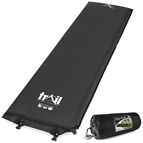 Trail Black Self Inflating Camping Mat 10cm Thick