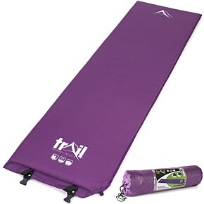 Trail Single Self-Inflating Camping Mat – Purple