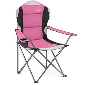 Trail Pink Kestrel Deluxe High Back Camping Chair