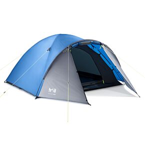 4 Person Tent Double Wall Skin Dome With Porch Four Man Camping Festival Trail