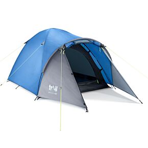 2 Man Tent Double Wall Skin Dome With Porch Two Person Camping Festival Trail