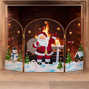 49cm Santa Claus Fireplace Screen