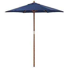 Christow 2m Wooden Pulley Parasol