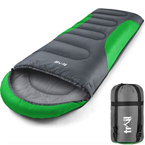 Alpine 250 Green Sleeping Bag With Hood