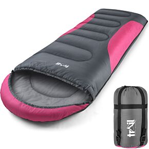 Alpine 250 Pink Sleeping Bag With Hood