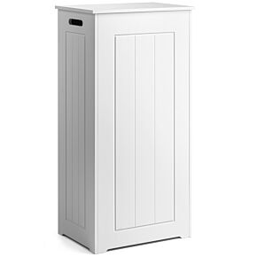Christow White Laundry Hamper With Lid