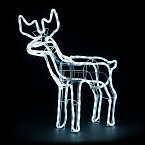 Christow Bright White LED Reindeer.