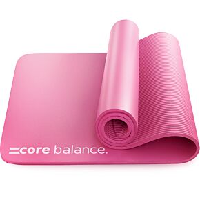 Core Balance pink 10mm thick Pilates mat.