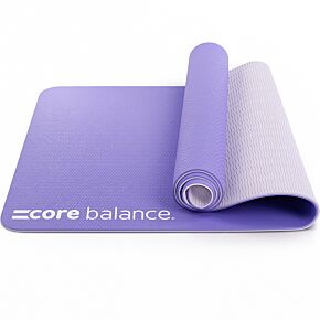 Core Balance lilac blush TPE yoga mat.