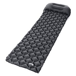 Trail Black Ultralight Sleeping Mat With Pillow
