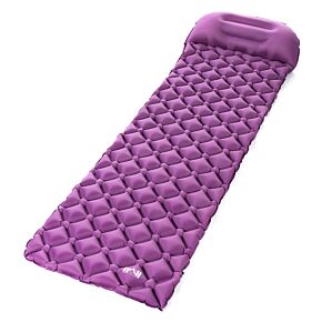 Trail Purple Ultralight Sleeping Mat With Pillow