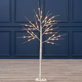 Christmas Birch Tree Warm White LED Pre Lit Twig Light Decoration Indoor Outdoor