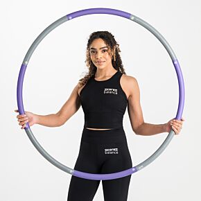 Weighted Hula Hoop Adjustable Padded Fitness Exercise 1.2kg 98cm Core Balance