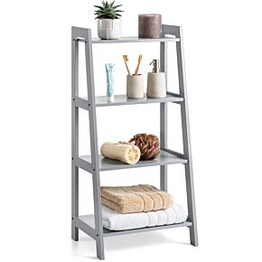 Christow Grey Bathroom Ladder Shelf