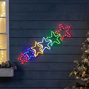 Christow 6 Star Christmas Light Multicolour 