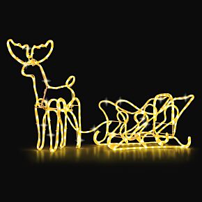 Reindeer & Sleigh Light (1.4m)