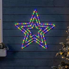 Light Up Christmas Star (80cm)
