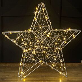 Light Up Star Decoration (35cm)