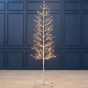 White Twig Tree With Lights (7ft)