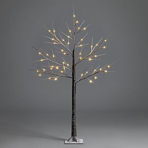 Snowy Twig Tree With Lights (4ft)