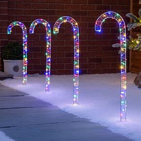 Micro LED Canes 56cm (Multi Colour)