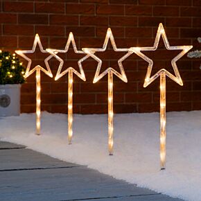 LED Star Path Lights (Warm White)