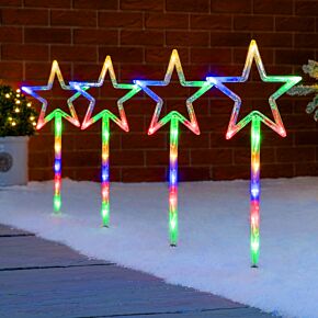 LED Star Path Lights (Multi Colour)