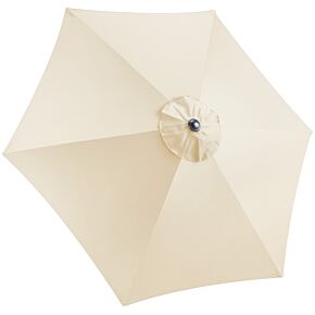 Christow 2.4m Cream Replacement Parasol Canopy