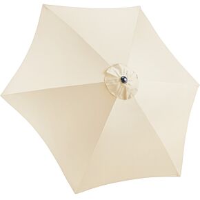 Christow 2.7m Cream Replacement Parasol Canopy
